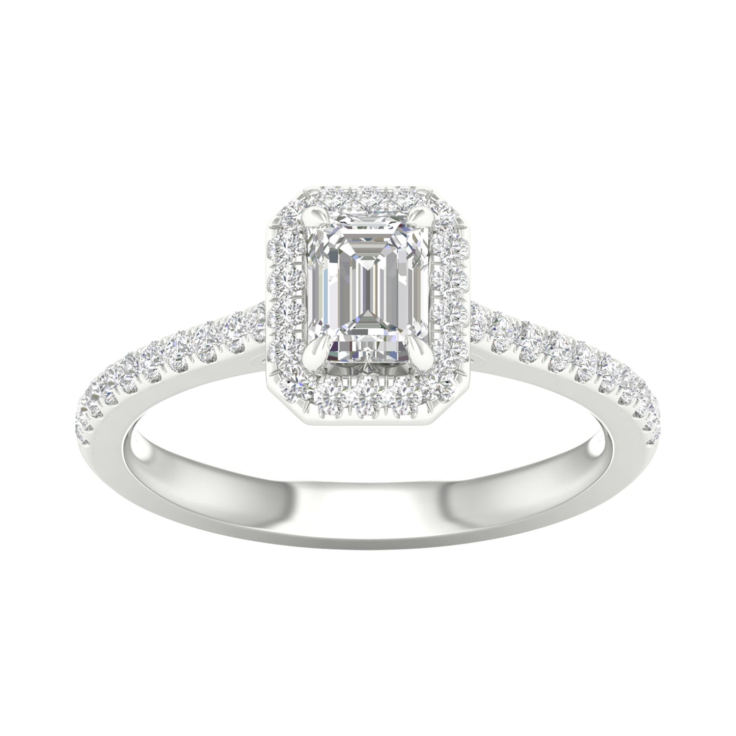 14K 1.00CT Certified Lab Grown Diamond Ring ( IGI Certified )