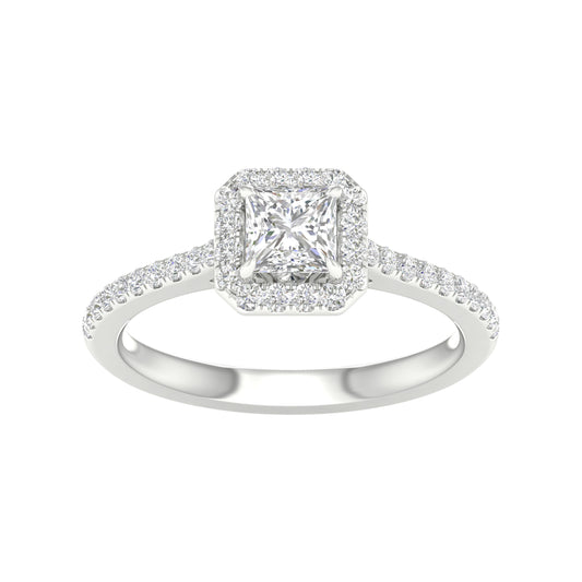 14k 1.00CT Certified Lab Grown Diamond Ring ( IGI Certified )