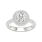 14K 2.00CT Certified Lab Grown Diamond Ring ( IGI Certified )