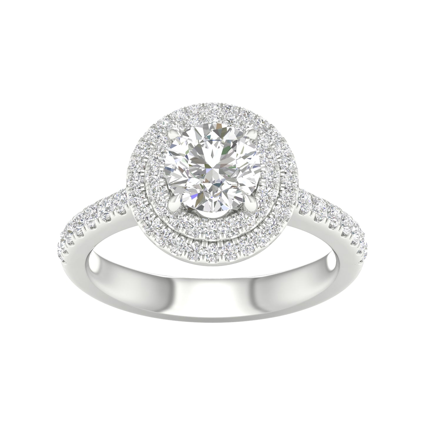 14K 2.00CT Certified Lab Grown Diamond Ring ( IGI Certified )