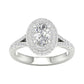 14K 1.25CT Certified Lab Grown Diamond Ring ( IGI Certified )