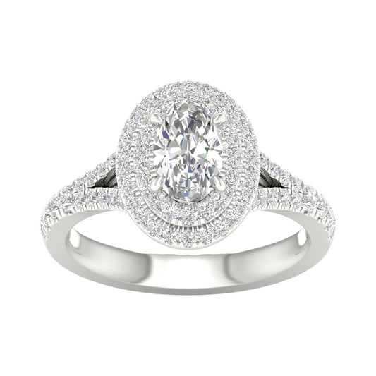 14K 1.25CT Certified Lab Grown Diamond Ring ( IGI Certified )