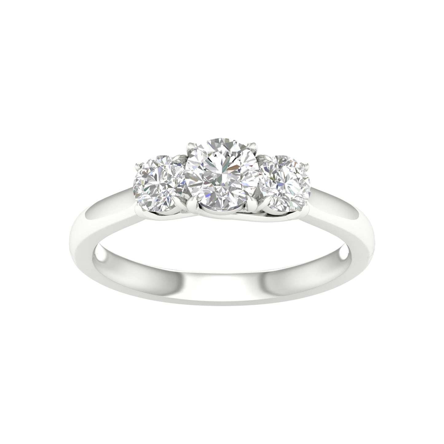 14K 1.00CT Certified Lab Grown Diamond Ring ( IGI Certified )