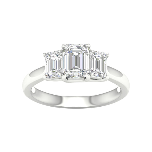 14K 2.00CT Certified Lab Grown Diamond Ring ( IGI Certified )