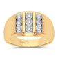 10K 0.20ct Diamond Mens Ring