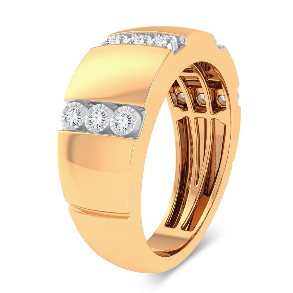 10K 0.20ct Diamond Mens Ring