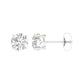 14K 4.00CT Certified Lab Grown Diamond Earrings ( IGI Certified )