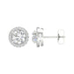 14K 2.25CT Certified Lab Grown Diamond Earrings ( IGI Certified )