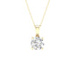 14K 1.00CT Certified Lab Grown Diamond Pendant ( IGI Certified )