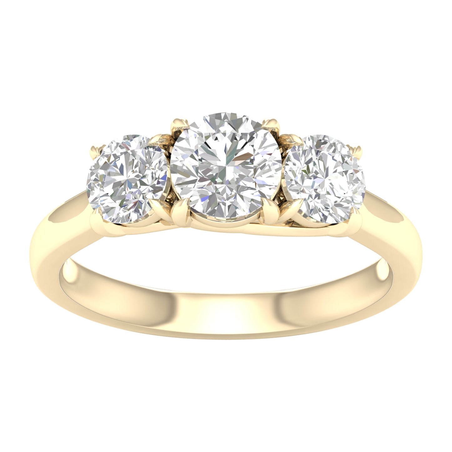 14K 2.00CT Certified Lab Grown Diamond Ring ( IGI Certified )