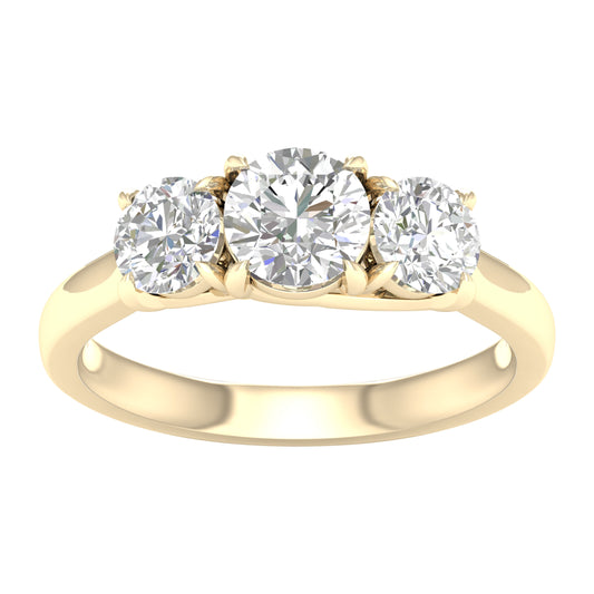 14K 2.00CT Certified Lab Grown Diamond Ring ( IGI Certified )