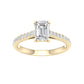 14K 1.75CT Certified Lab Grown Diamond Ring ( IGI Certified )