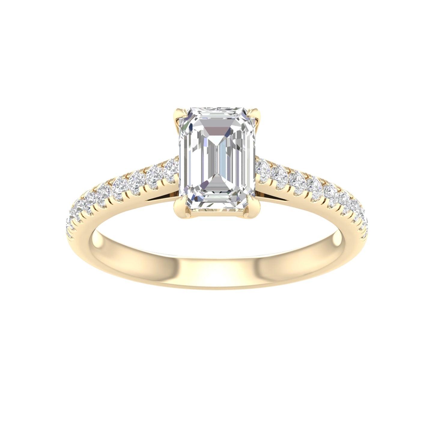 14K 1.75CT Certified Lab Grown Diamond Ring ( IGI Certified )