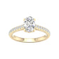 14K 1.75CT Certified Lab Grown Diamond Ring ( IGI Certified )