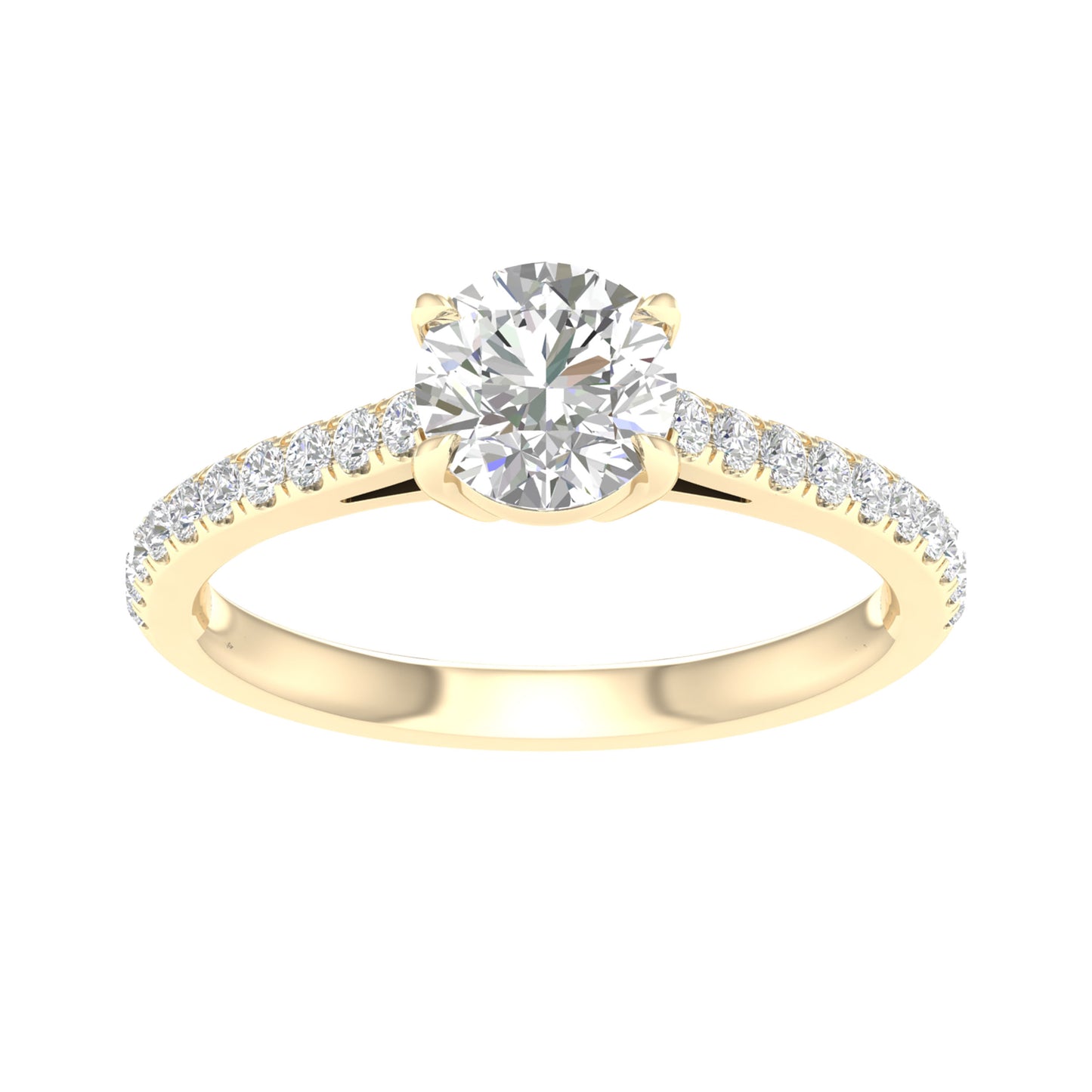 14K 1.25CT Lab Grown Diamond Ring