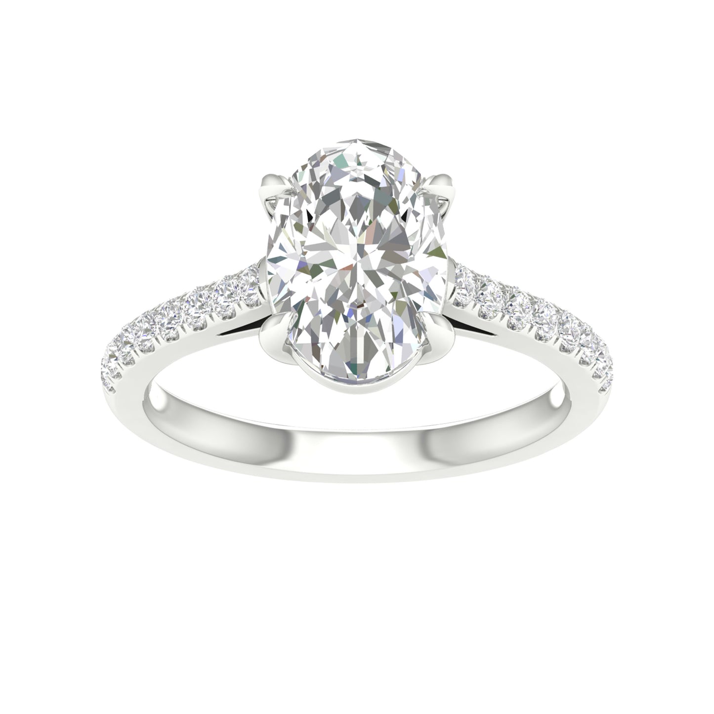 14K 2.25CT Certified Lab Grown Diamond Ring ( IGI Certified )