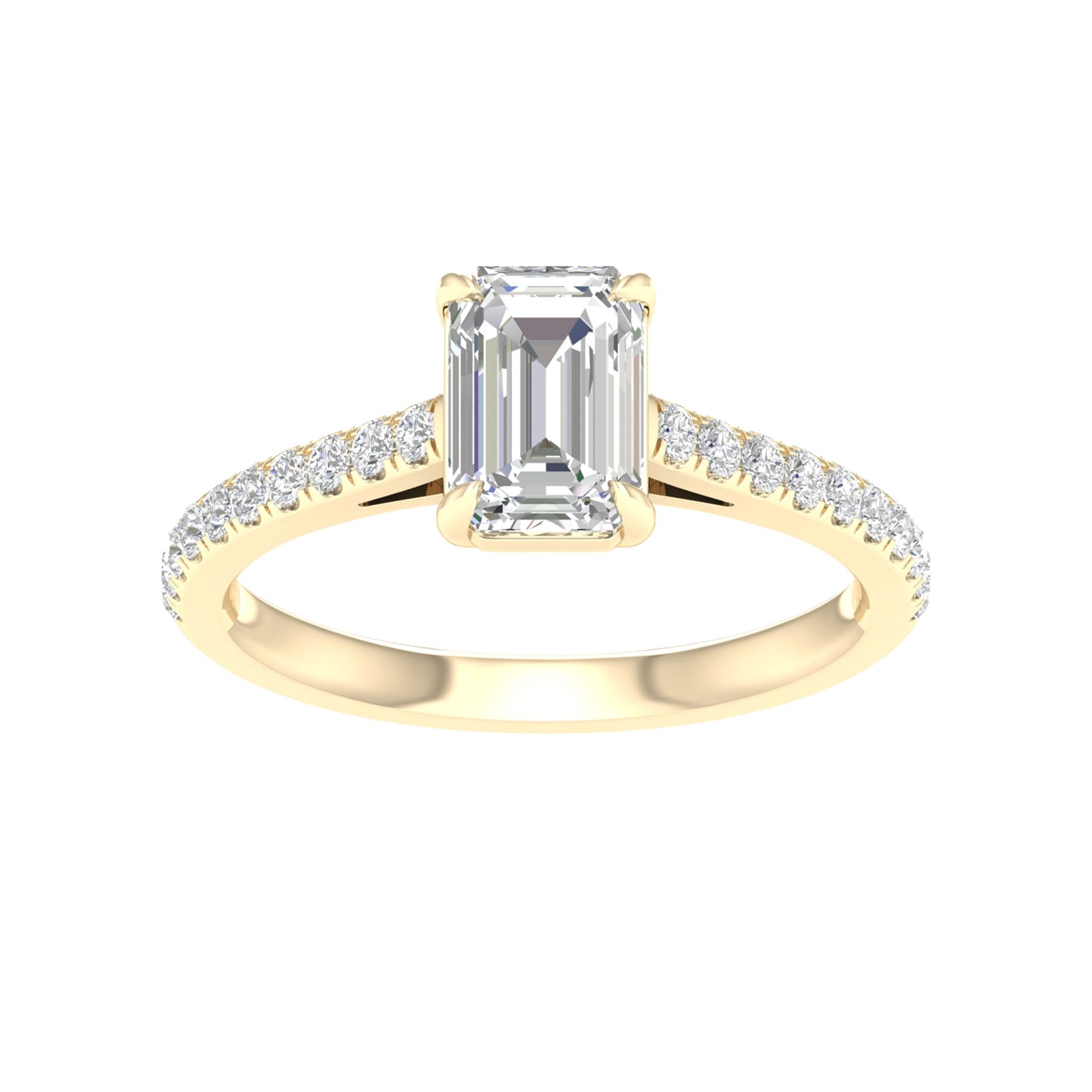 14K 1.25CT Certified Lab Grown Diamond Ring ( IGI Certified )