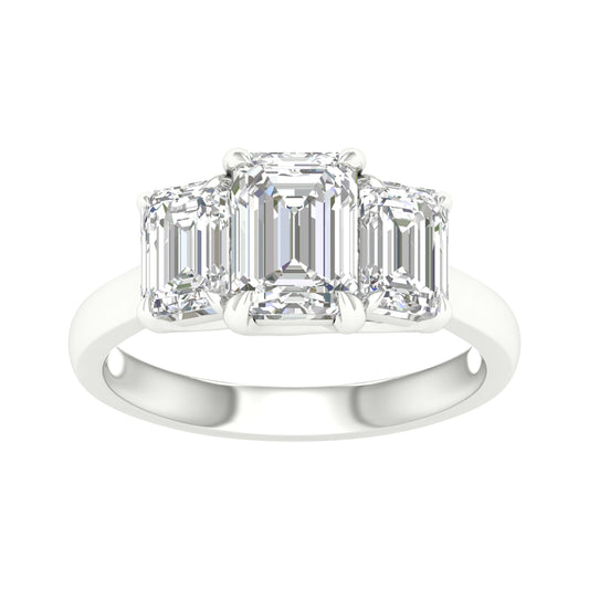 14K 3.00CT Certified Lab Grown Diamond Ring ( IGI Certified )