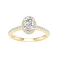 14K 1.00CT Certified Lab Grown Diamond Ring ( IGI Certified )