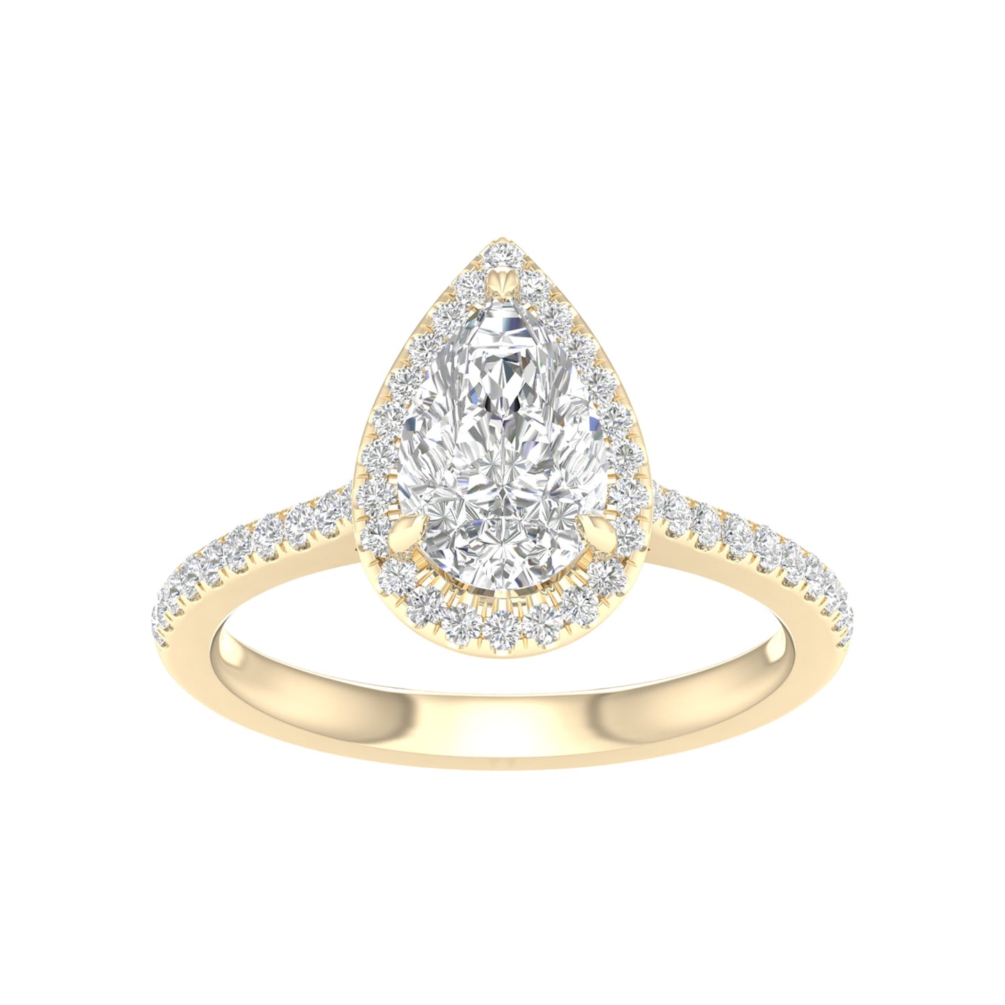 14K 1.75CT Certified Lab Grown Diamond Ring ( IGI Certified )