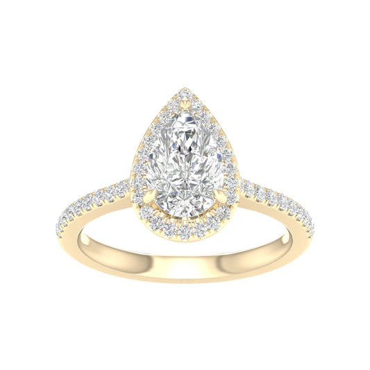 14K 1.75CT Certified Lab Grown Diamond Ring ( IGI Certified )