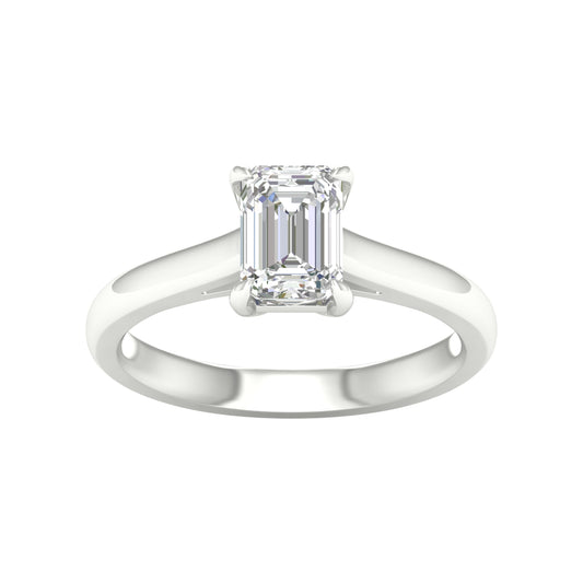 14K 1.50CT Lab Grown Solitare Ring