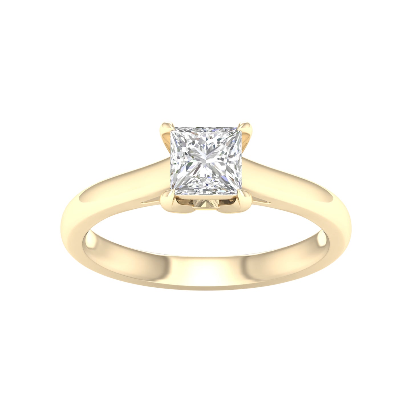 14K 1.00CT Certified Lab Grown Diamond Ring ( IGI Certified )