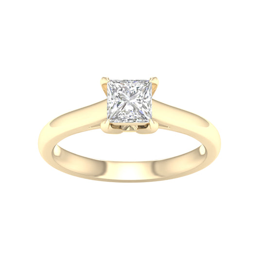 14K 1.00CT Certified Lab Grown Diamond Ring ( IGI Certified )