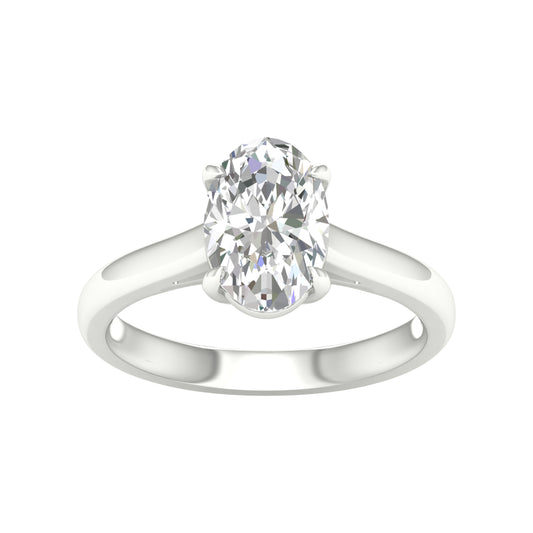 14K 2.00CT Certified Lab Grown Diamond Ring ( IGI Certified )