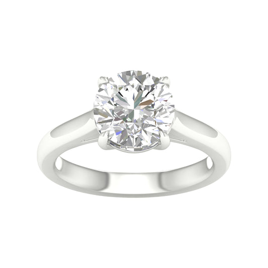 14K 3.00CT Certified Lab Grown Diamond Ring ( IGI Certified )