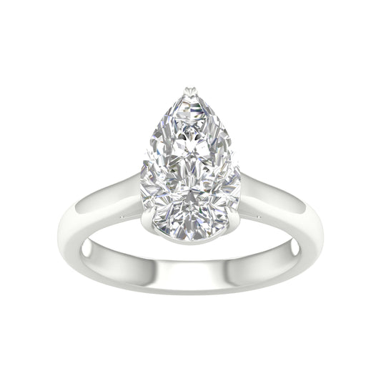 14K 3.00CT Certified Lab Grown Diamond Ring ( IGI Certified )