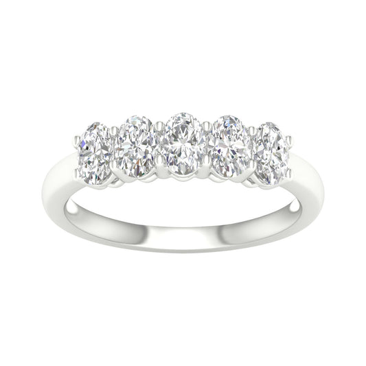 14K 1.00CT Certified Lab Grown Diamond Band