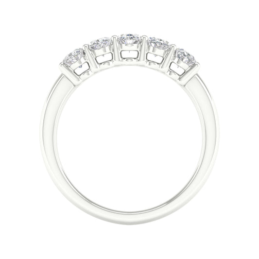 14K 1.00CT Certified Lab Grown Diamond Band