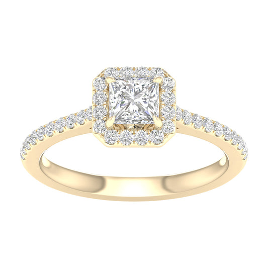 14K 1.00ct Lab Grown Engagement Ring