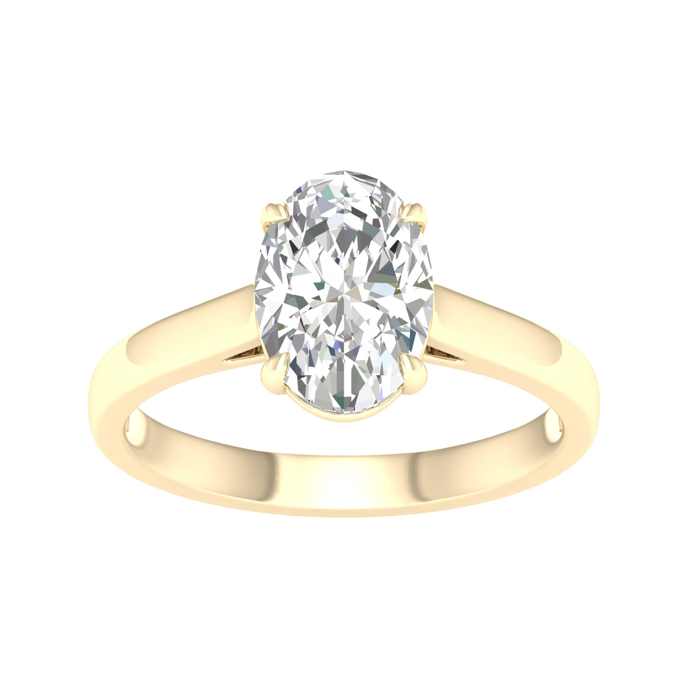 14K 2.00CT Certified Lab Grown Diamond Ring ( IGI Certified )