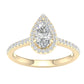 14K 1.25CT Certified Lab Grown Engagement Ring