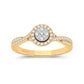 10K 0.25CT Diamond Ring