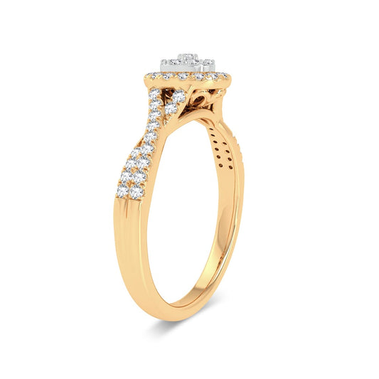 10K 0.25CT Diamond Ring