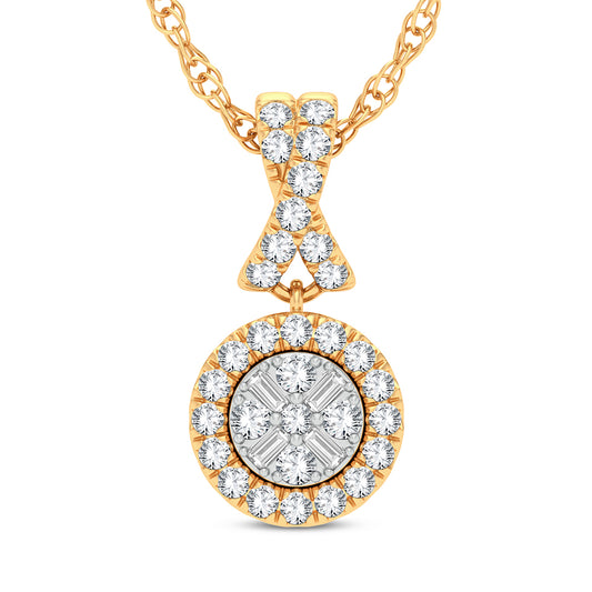 10K 0.20ct Diamond Pendant