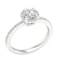 14K 1.25ct Lab Grown Engagement Ring