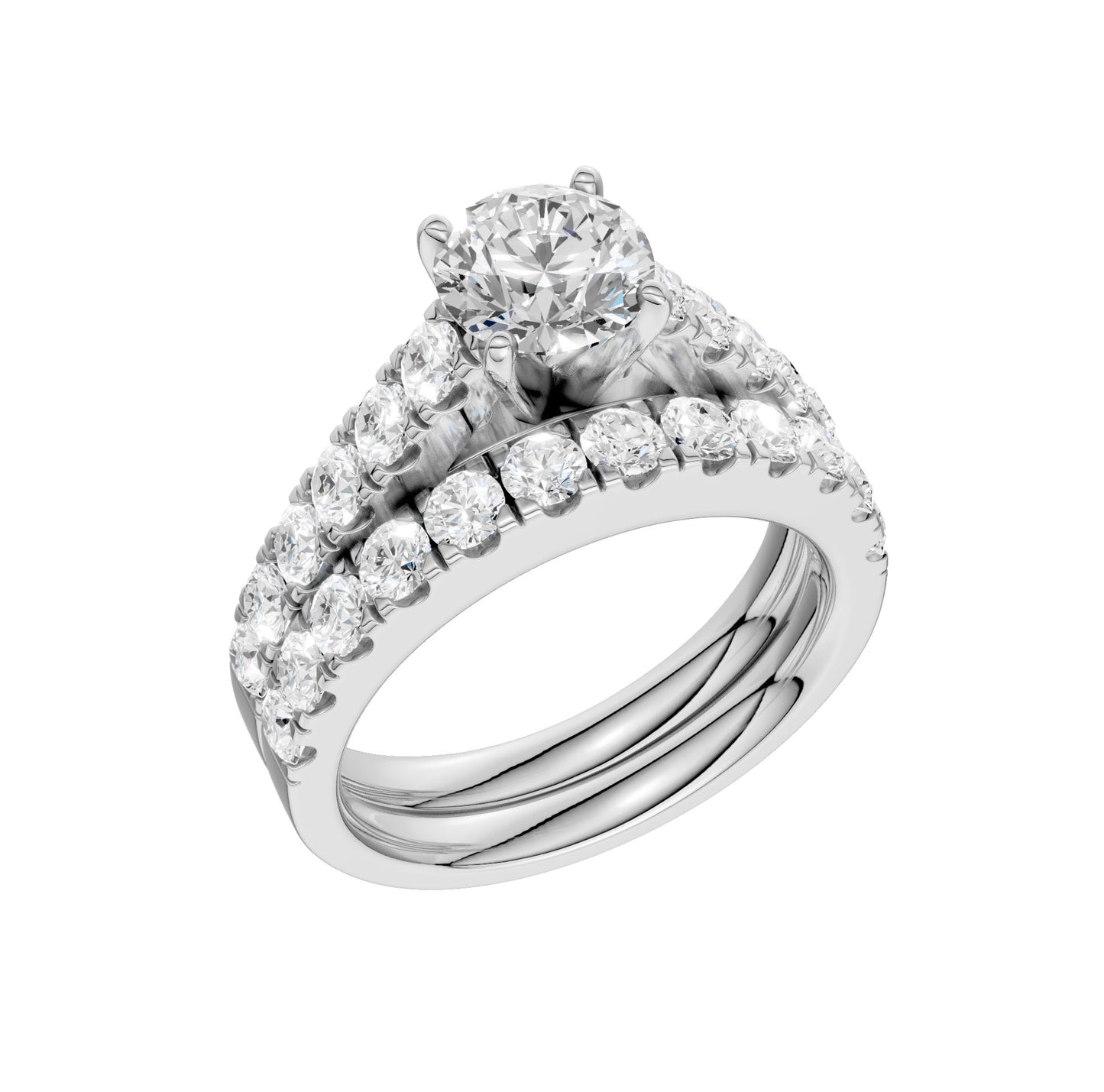 14K 2.40CT Lab Grown Diamond Bridal