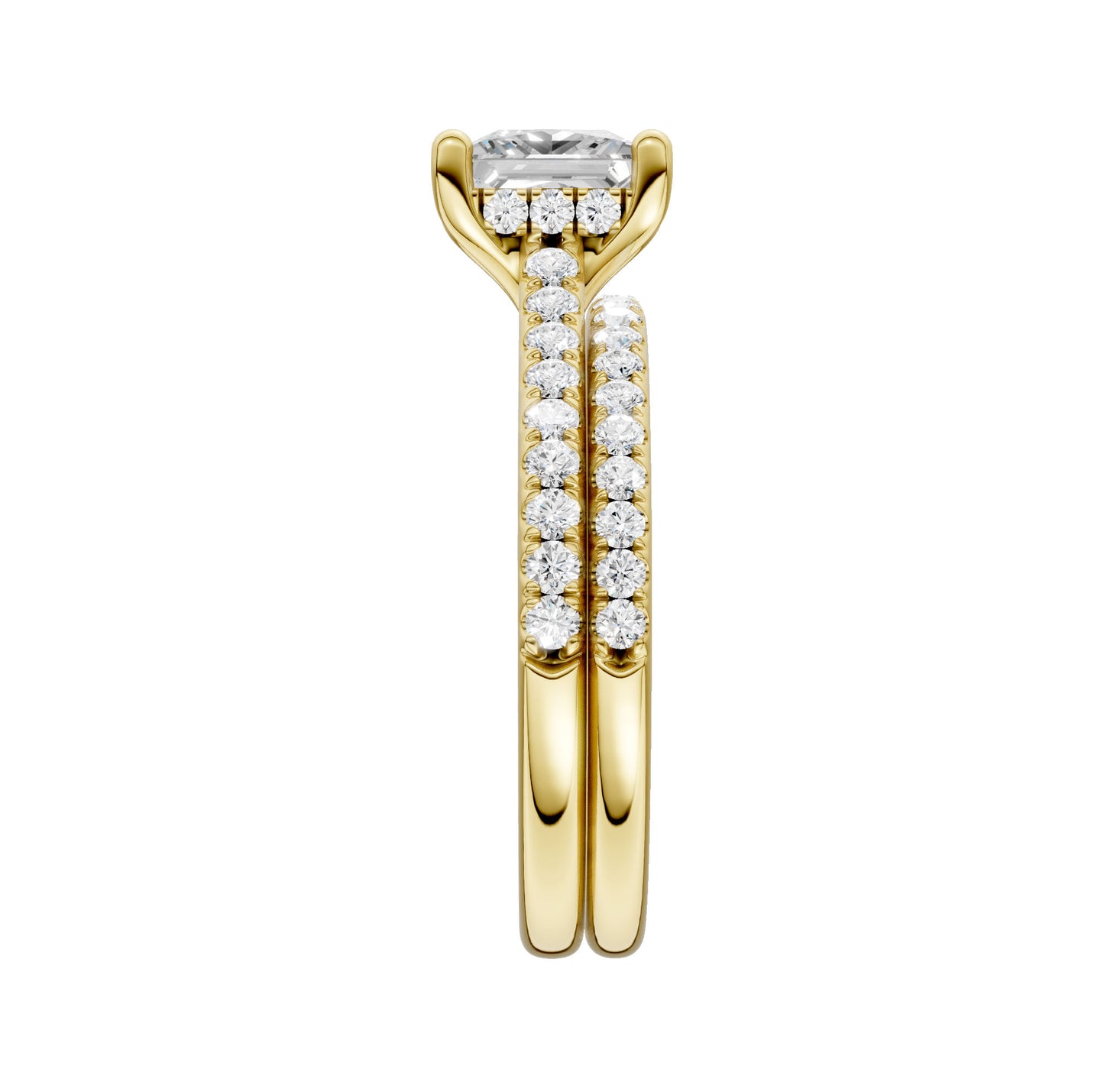 14K 2.50CT  Lab Diamond Bridal Ring