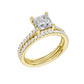 14K 2.50CT  Lab Diamond Bridal Ring