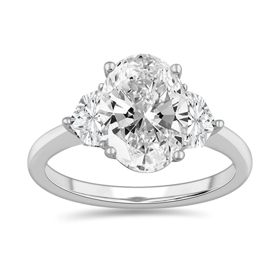 14K 3.94CT Lab Grown Diamond Ring