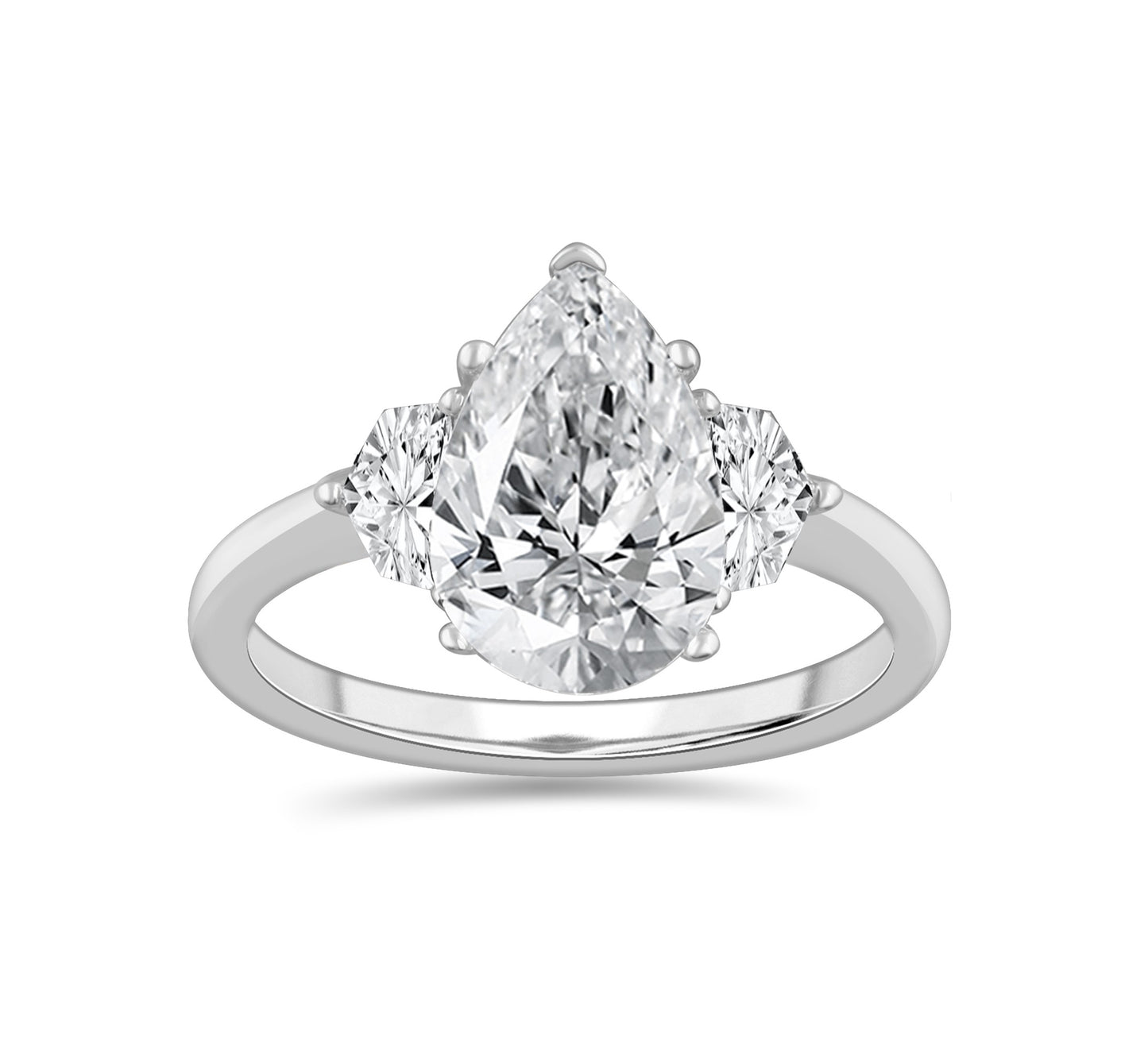 14K 3.66CT Lab Grown Diamond Ring