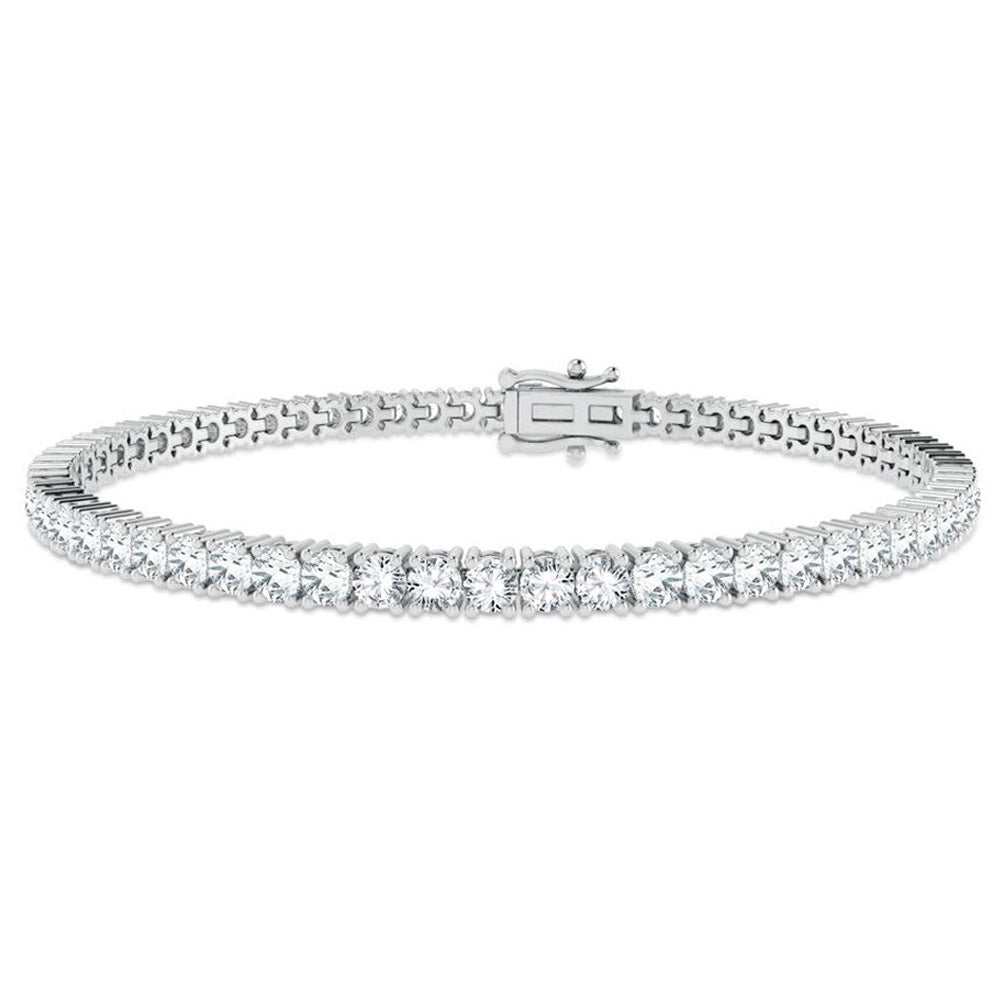 14K 7.00ct Lab Grown Diamond Bracelet