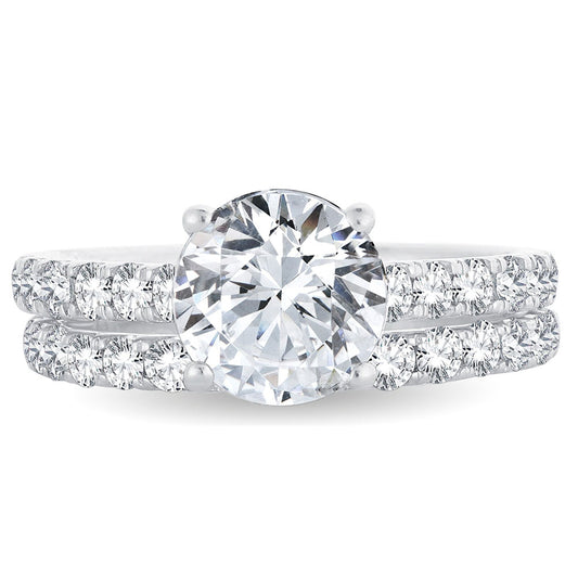 14K 3.00CT Lab Grown Bridal Set