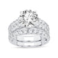 14K 5.00CT Lab Grown Bridal Set