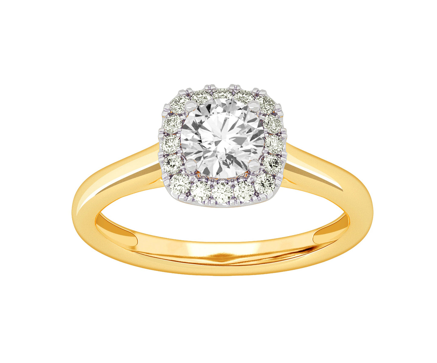 14K 1.00CT Lab Grown Diamond Ring