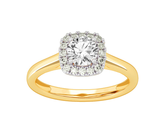 14K 1.00CT Lab Grown Diamond Ring